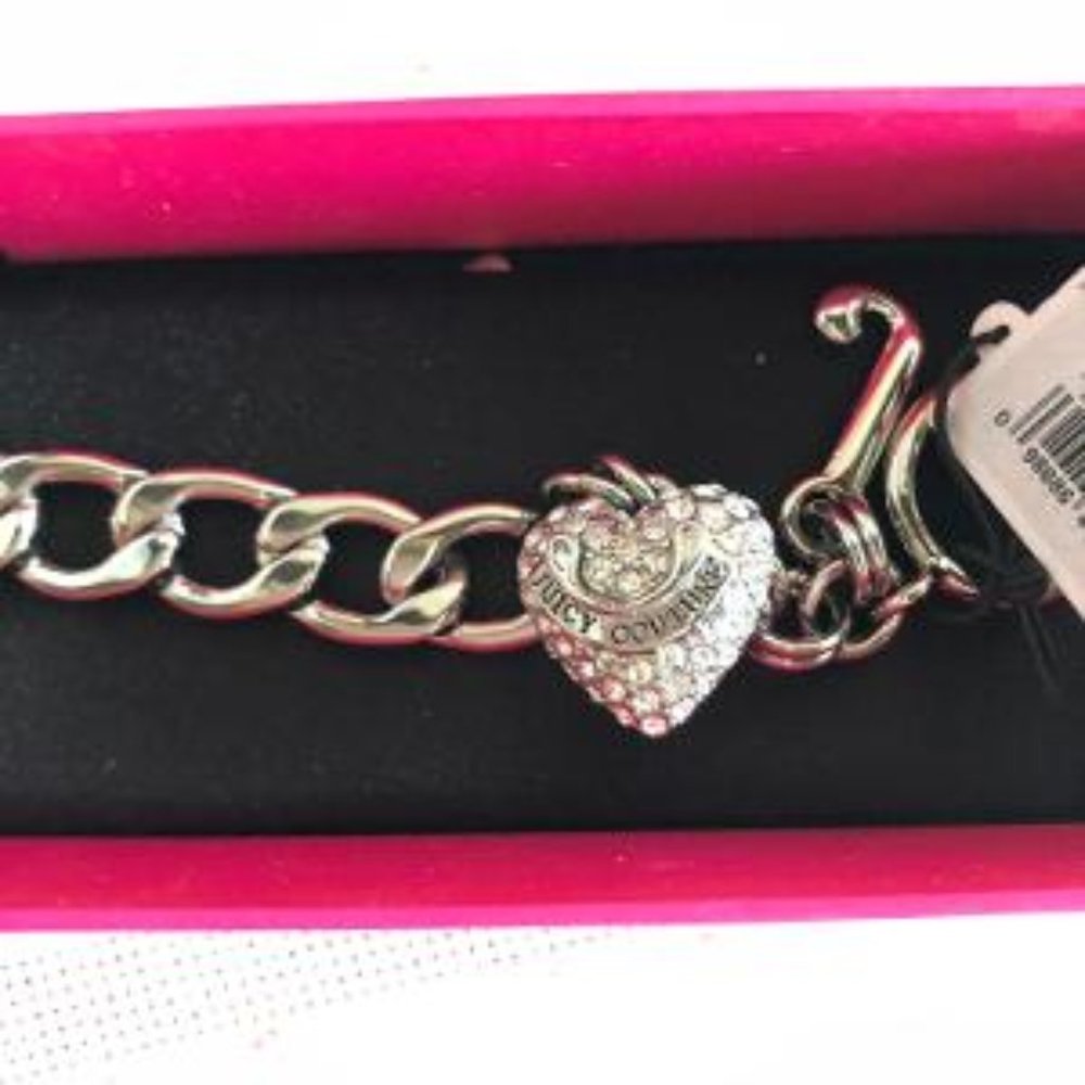 New!Juicy Couture Silver Bracelet--Perfect Gift for the Holidays!